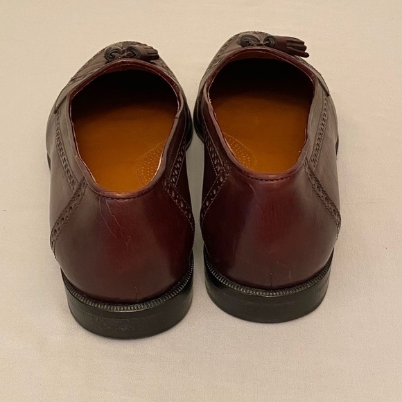 CABLE & CO Tassel Loafers Cordovan Shoes Size 9.5 Made In Italy - Picture 4 of 12